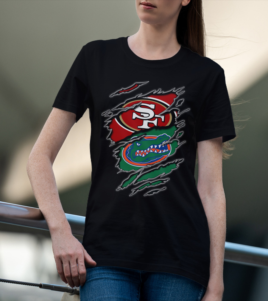 49ers Sf Florida Gators Ripped T-Shirt