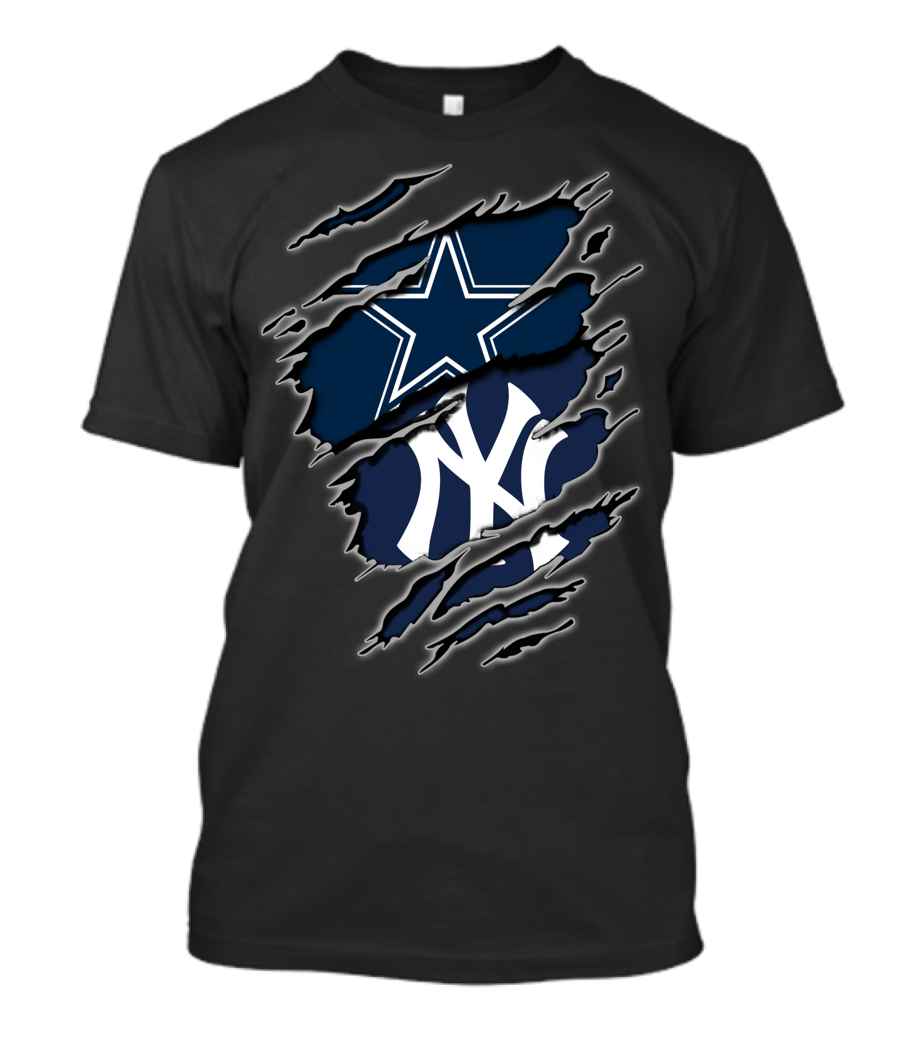 Cowboys Star Yankees Logo Fusion T-Shirt