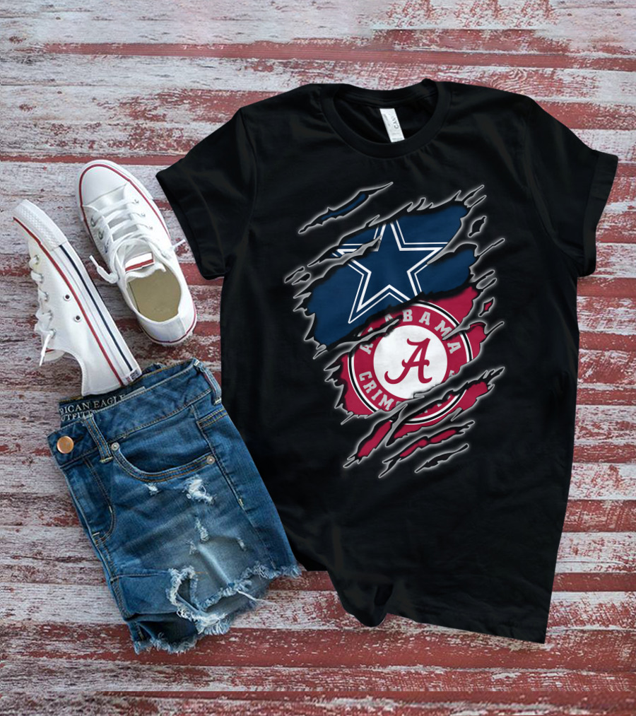 Dallas Cowboys Star Alabama Crimson Tide A T-Shirt