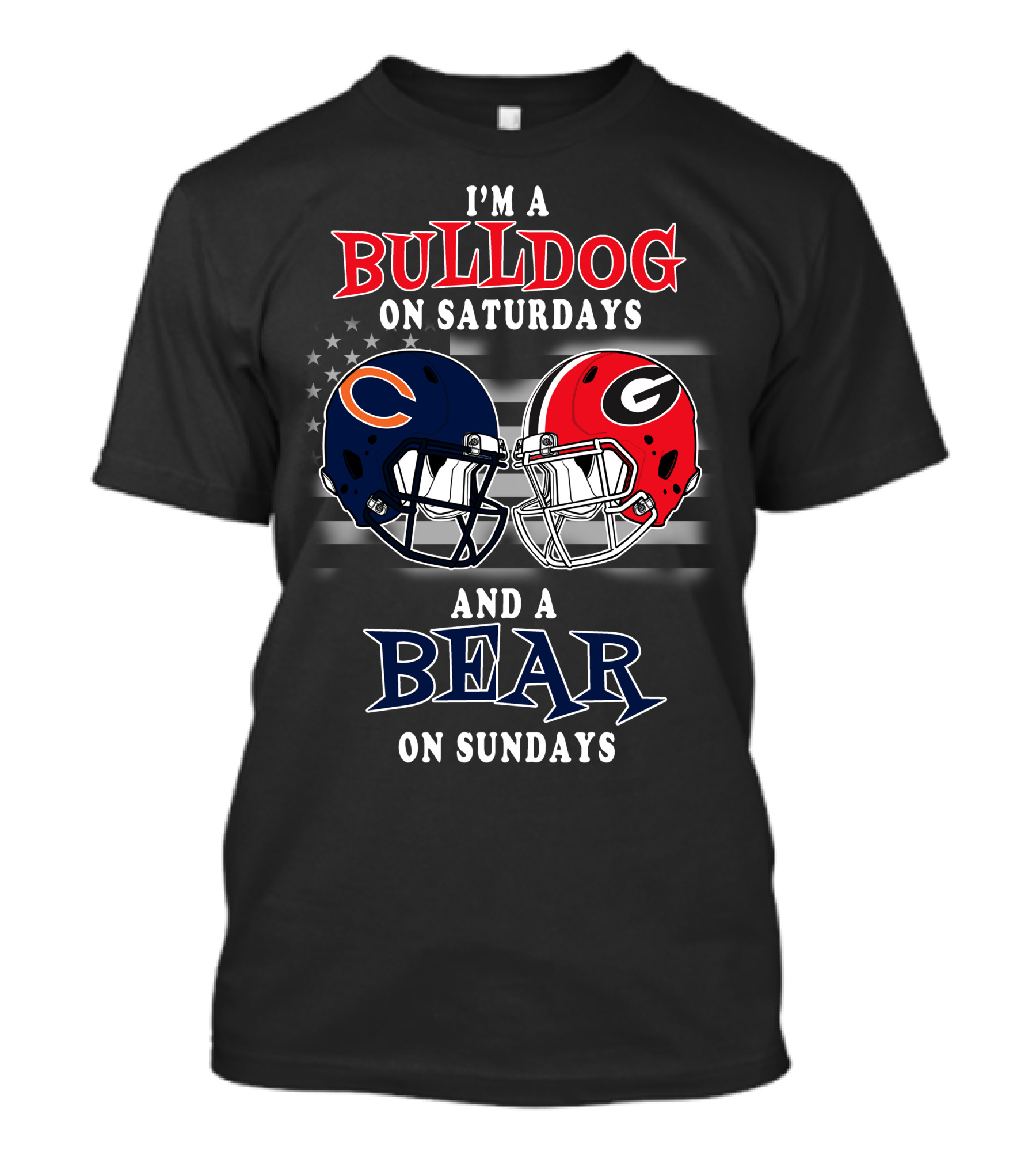 I'm A Bulldog On Saturdays And A Bear On Sundays T-Shirt