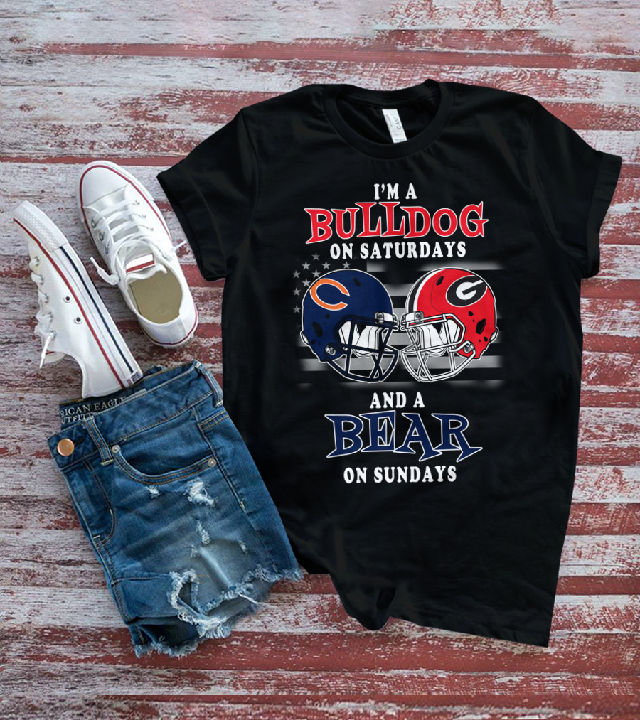 I'm A Bulldog On Saturdays And A Bear On Sundays T-Shirt