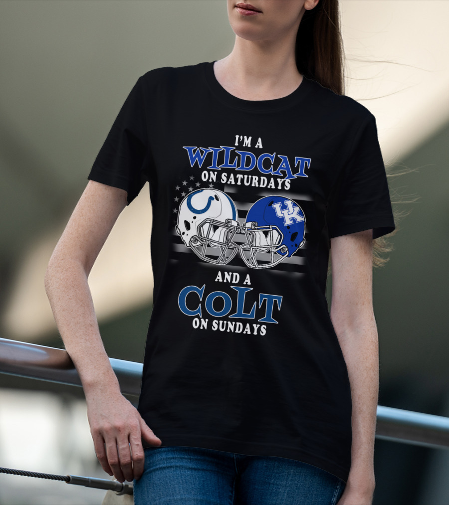 I'm A Wildcat On Saturdays And A Colt On Sundays T-Shirt