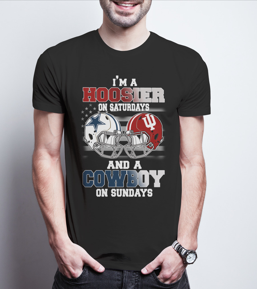 I'm A Hoosier On Saturdays And A Cowboy On Sundays T-Shirt