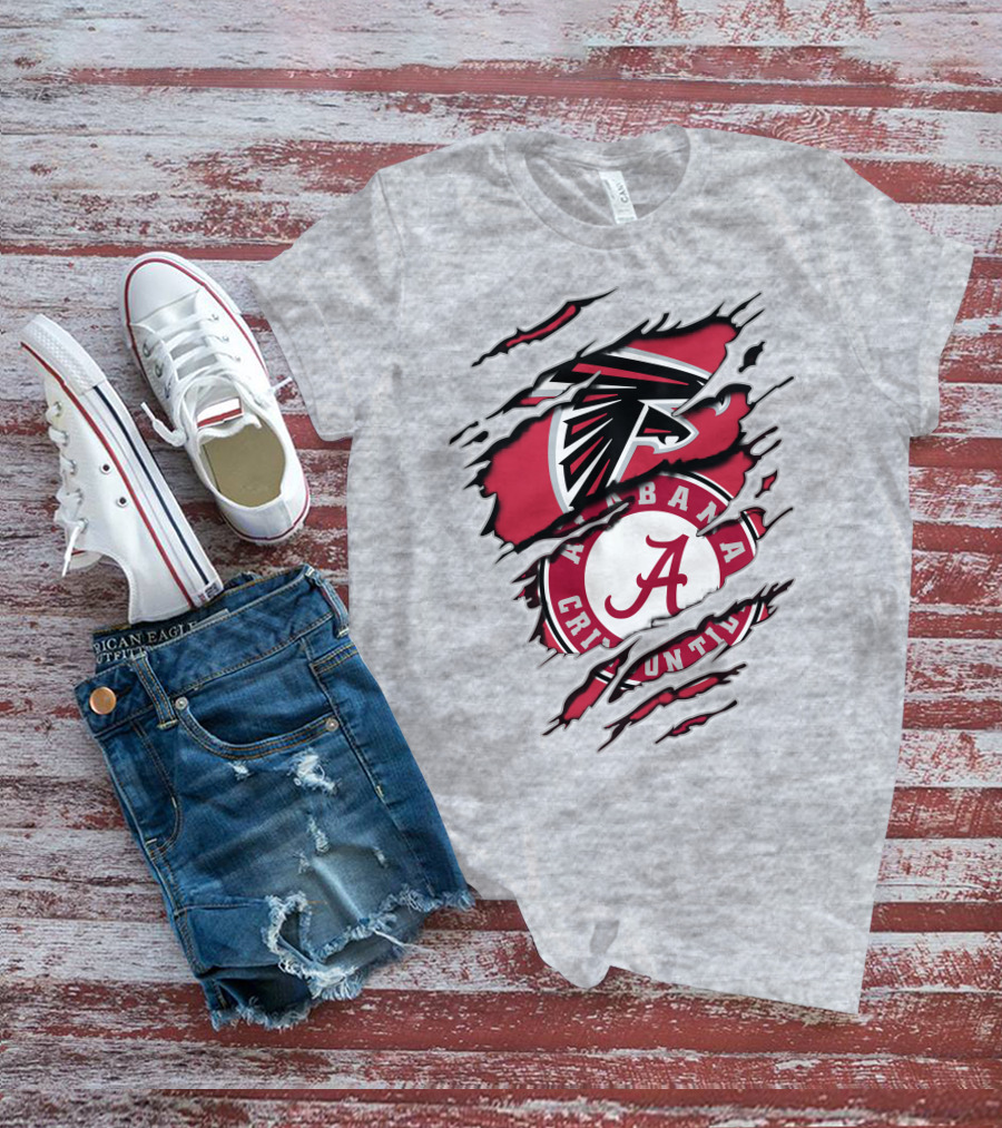 Falcons Alabama Crimson Tide Fan T-Shirt