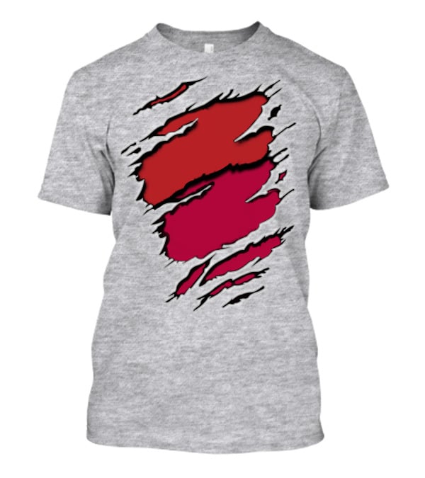 Cardinals Louis Cardinals Red Claw Marks T-Shirt