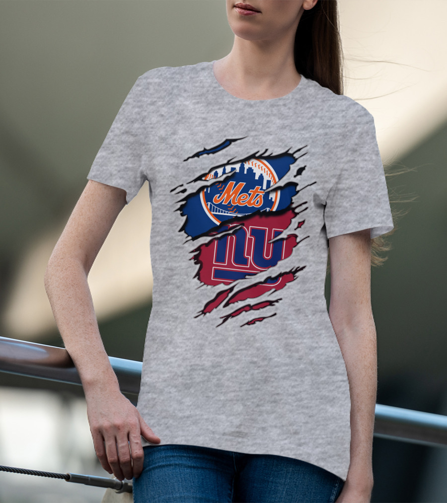 New York Giants Mets Crossover T-Shirt