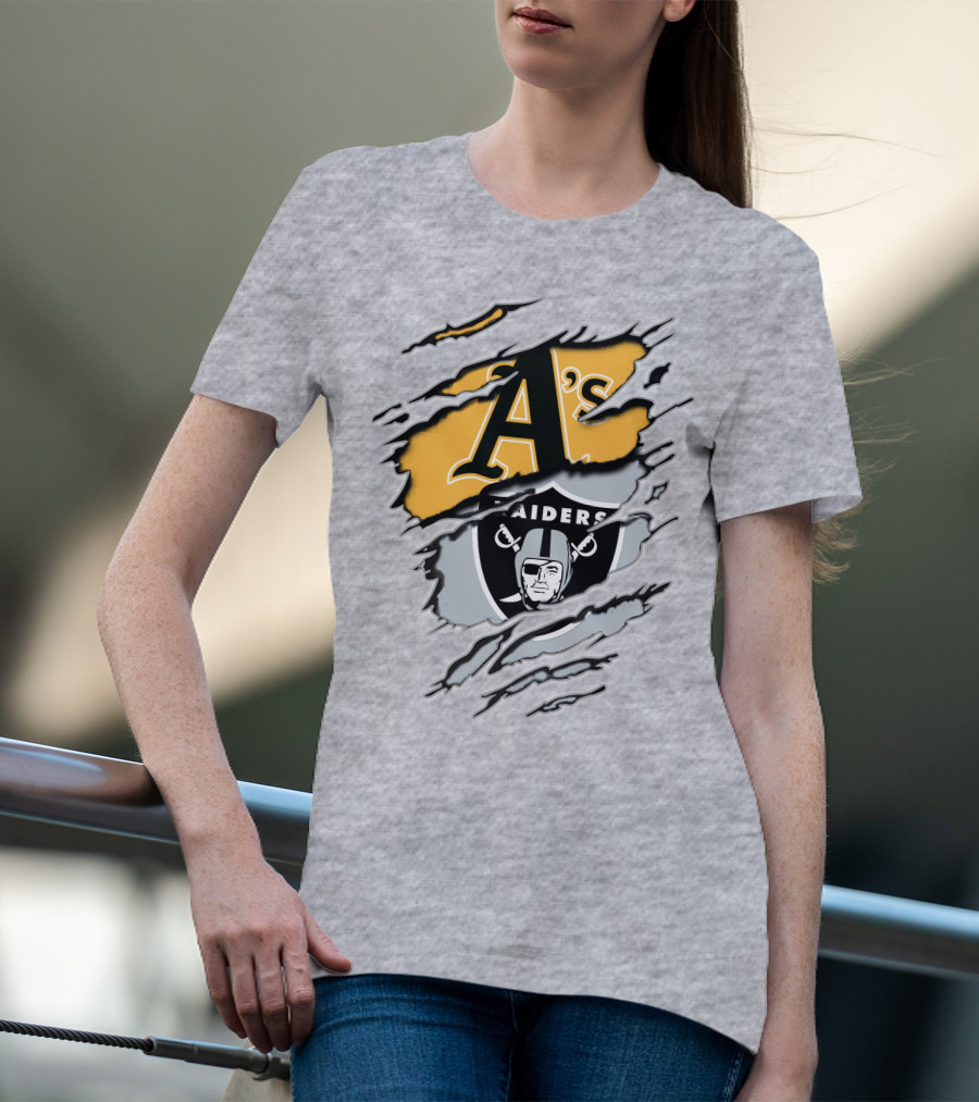 A's Raiders Athletics Iconic Crossover T-Shirt