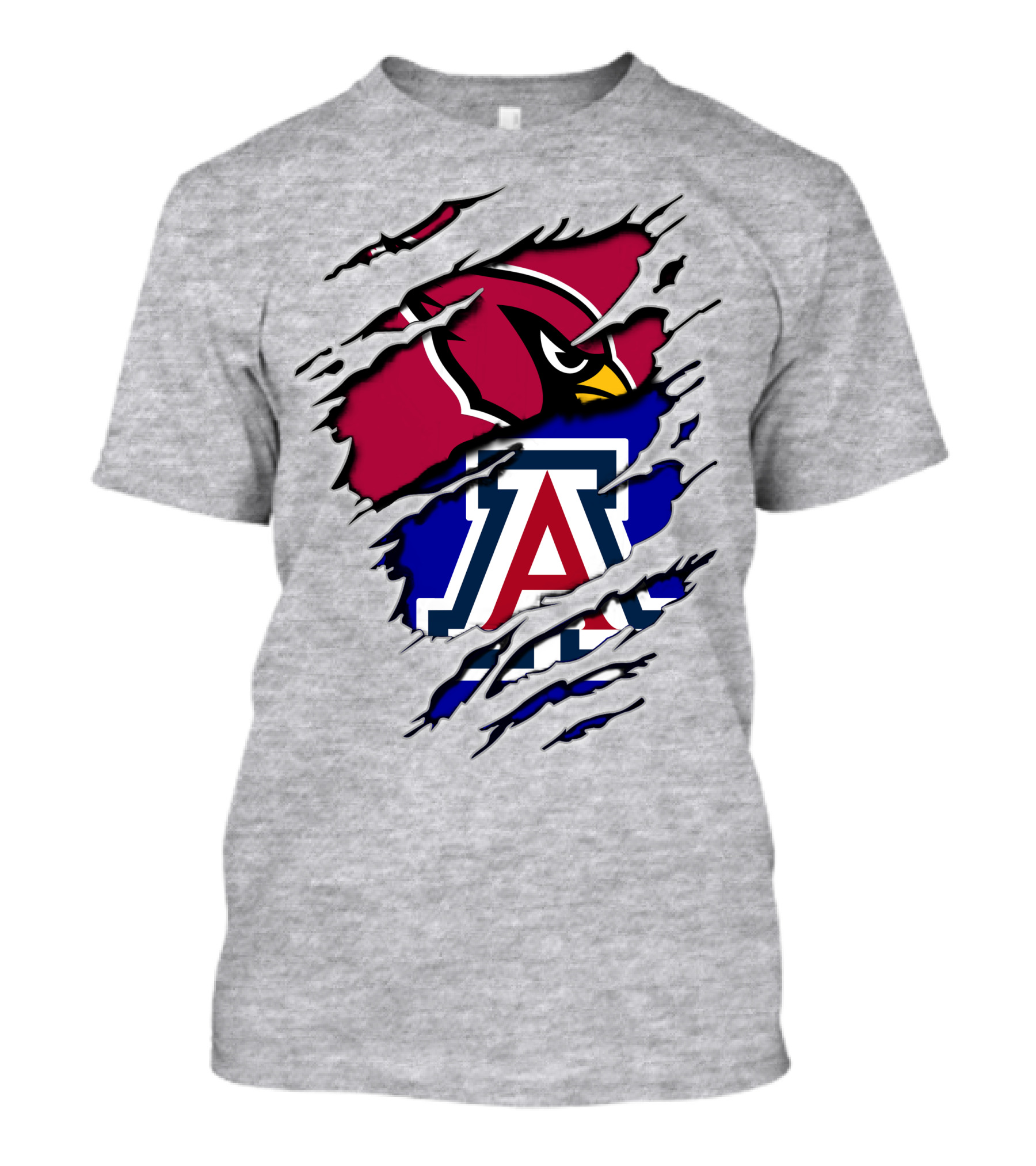 Arizona Cardinals Wildcat Claw Mashup T-Shirt