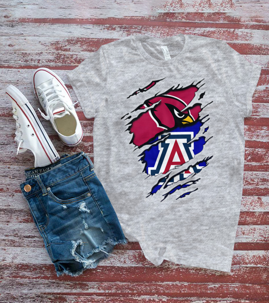Arizona Cardinals Wildcat Claw Mashup T-Shirt