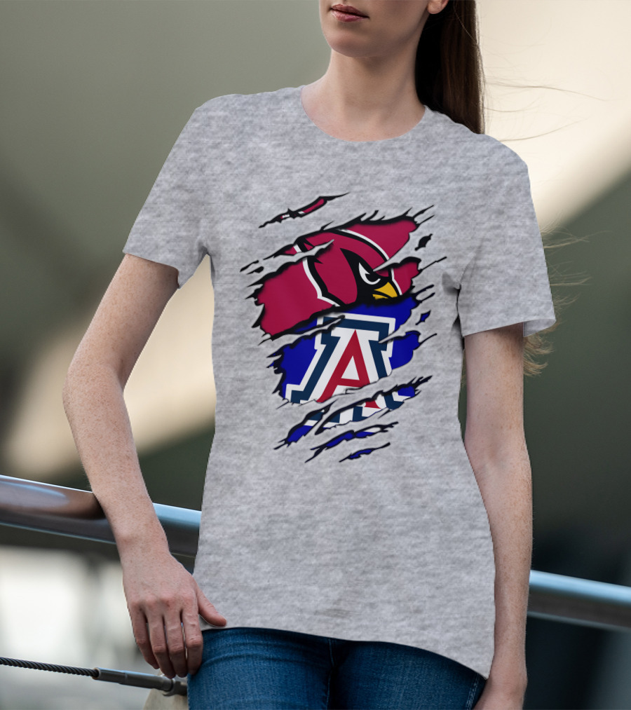 Arizona Cardinals Wildcat Claw Mashup T-Shirt
