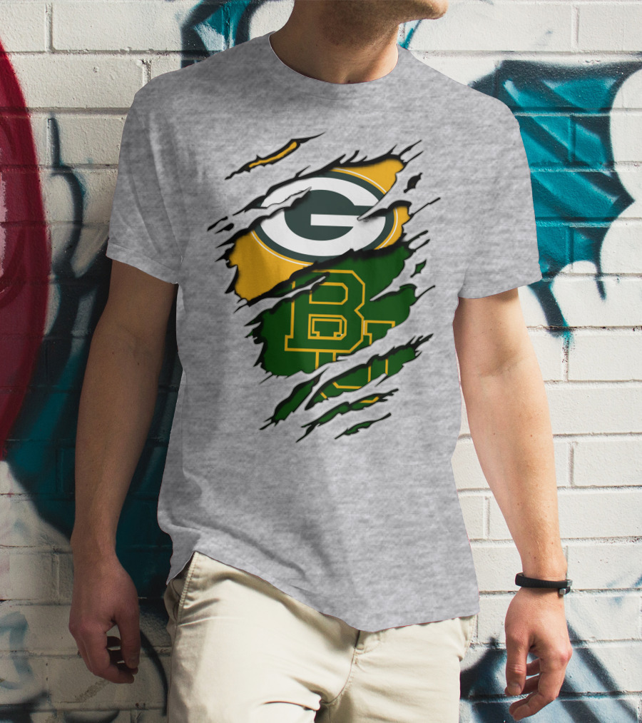 Green Bay Packers Baylor Bears T-Shirt