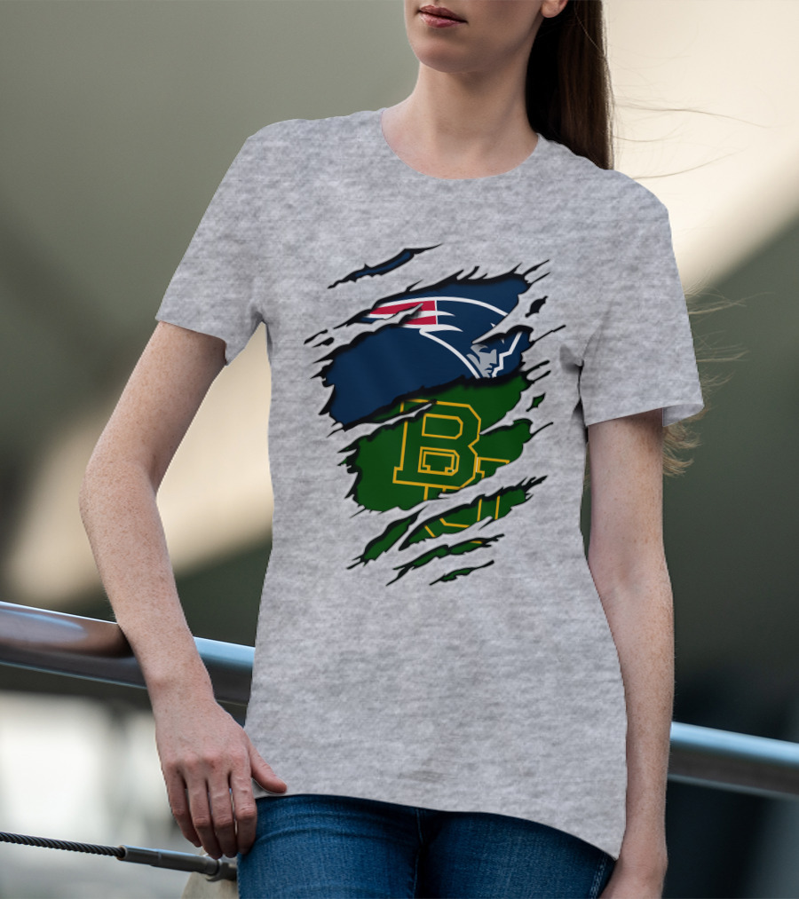 Patriots Baylor BU Logo Mashup T-Shirt