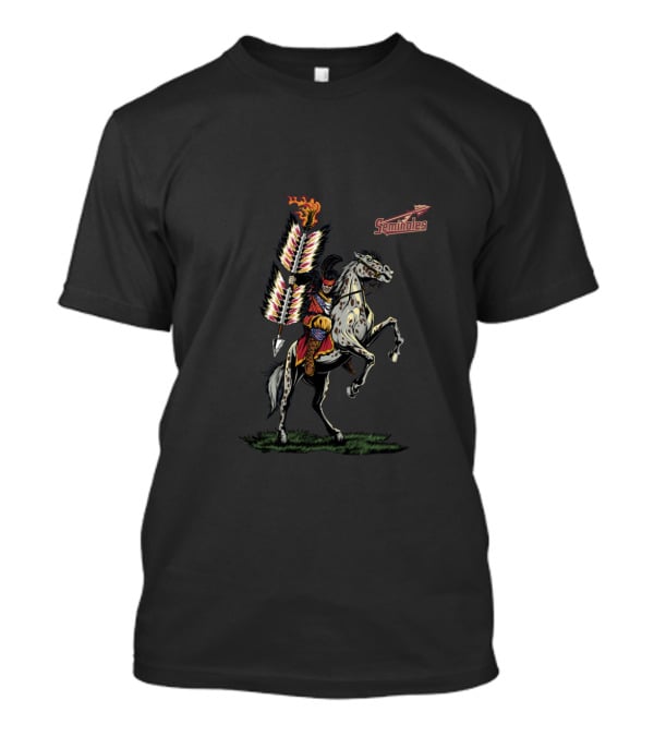 Florida State Seminoles Osceola Riding Renegade Chiefs 2002 T-Shirt