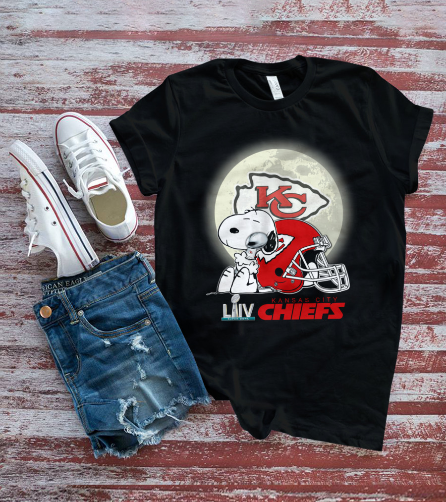 Snoopy Kansas City Chiefs Super Bowl Liv Kcc Chiefs T-Shirt