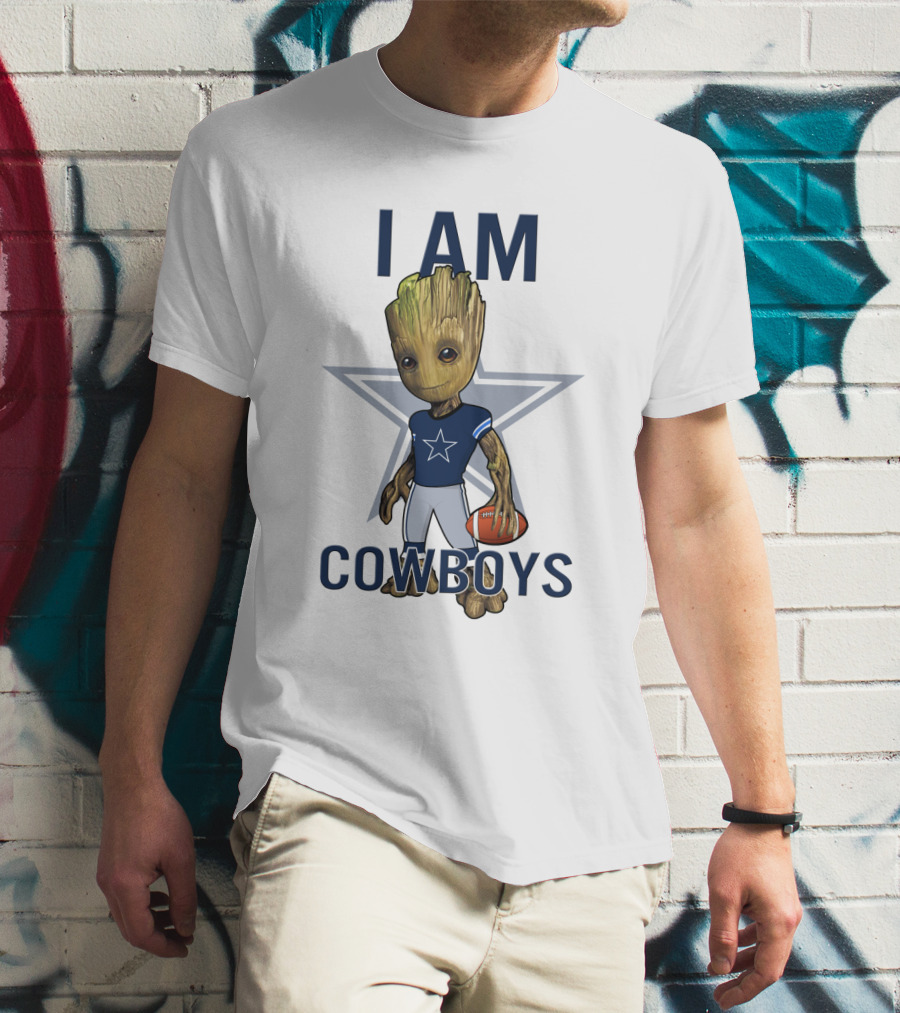 I Am Groot Cowboys Football Dallas Star T-Shirt