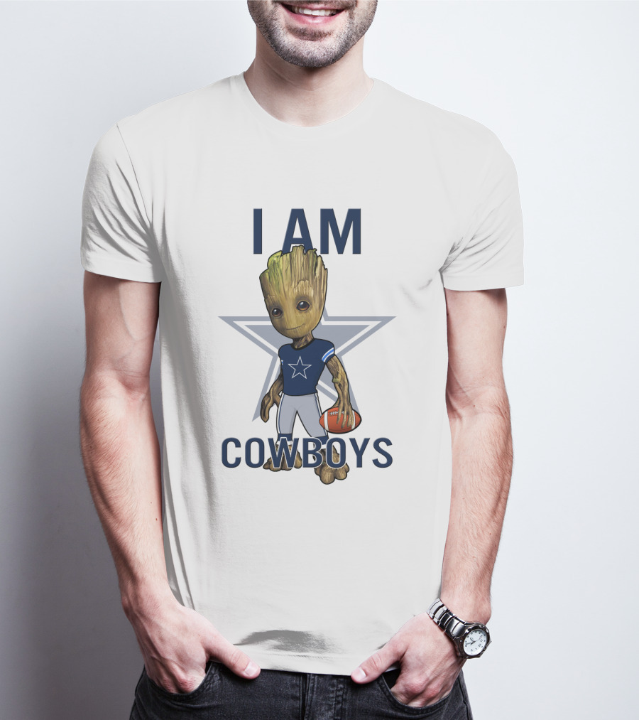 I Am Groot Cowboys Football Dallas Star T-Shirt