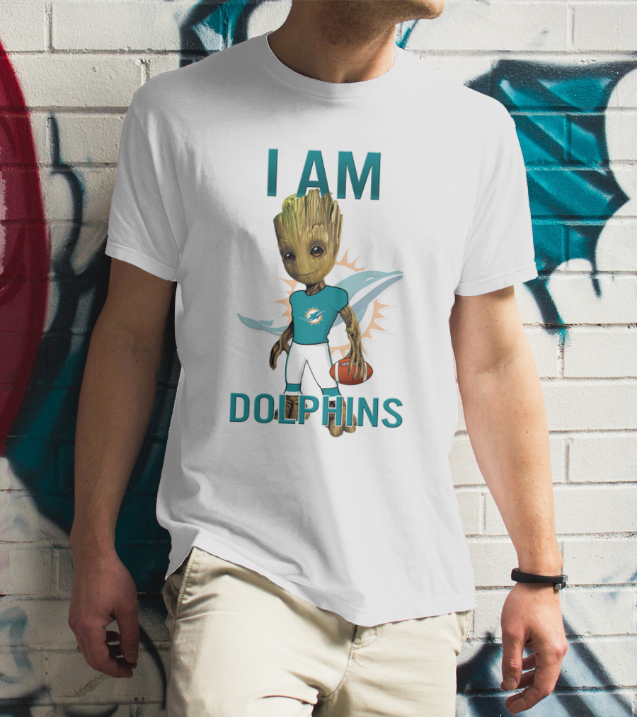 I Am Groot Dolphins T-Shirt