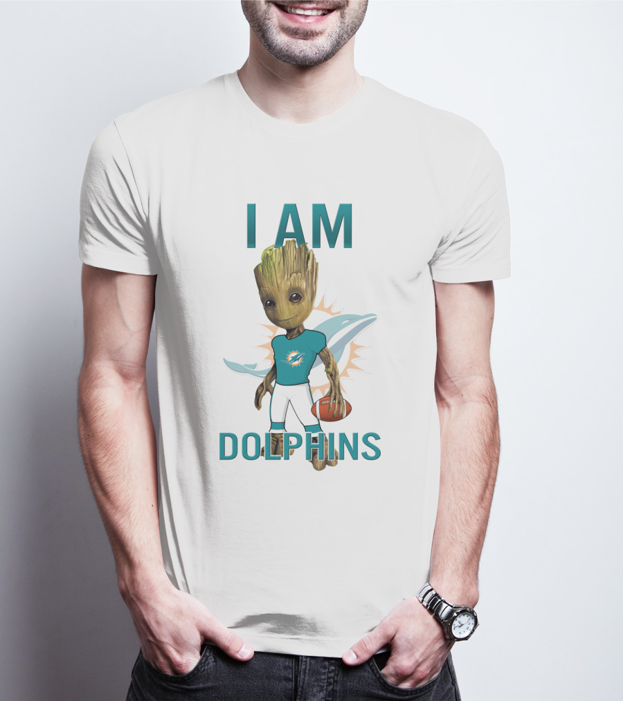 I Am Groot Dolphins T-Shirt