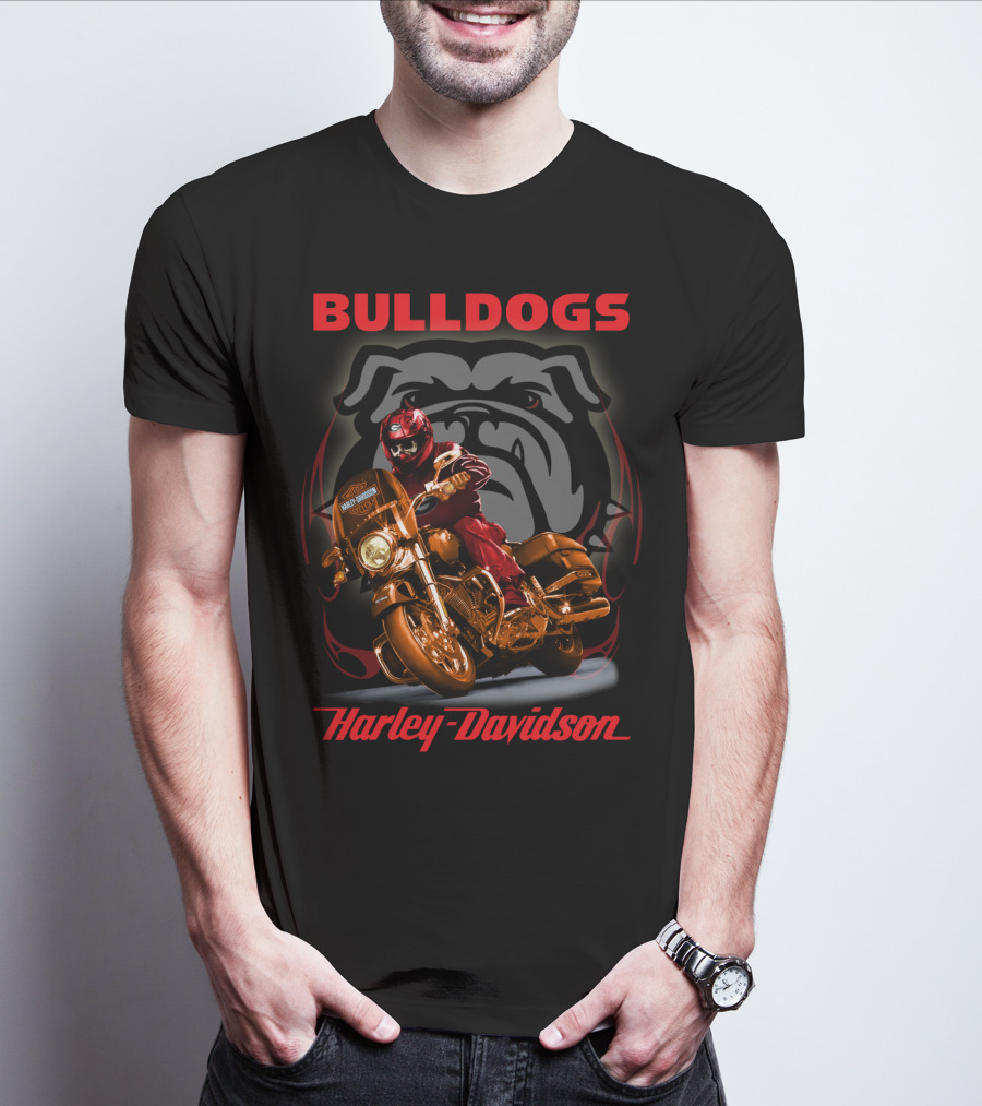 Bulldogs Harley Davidson T-Shirt