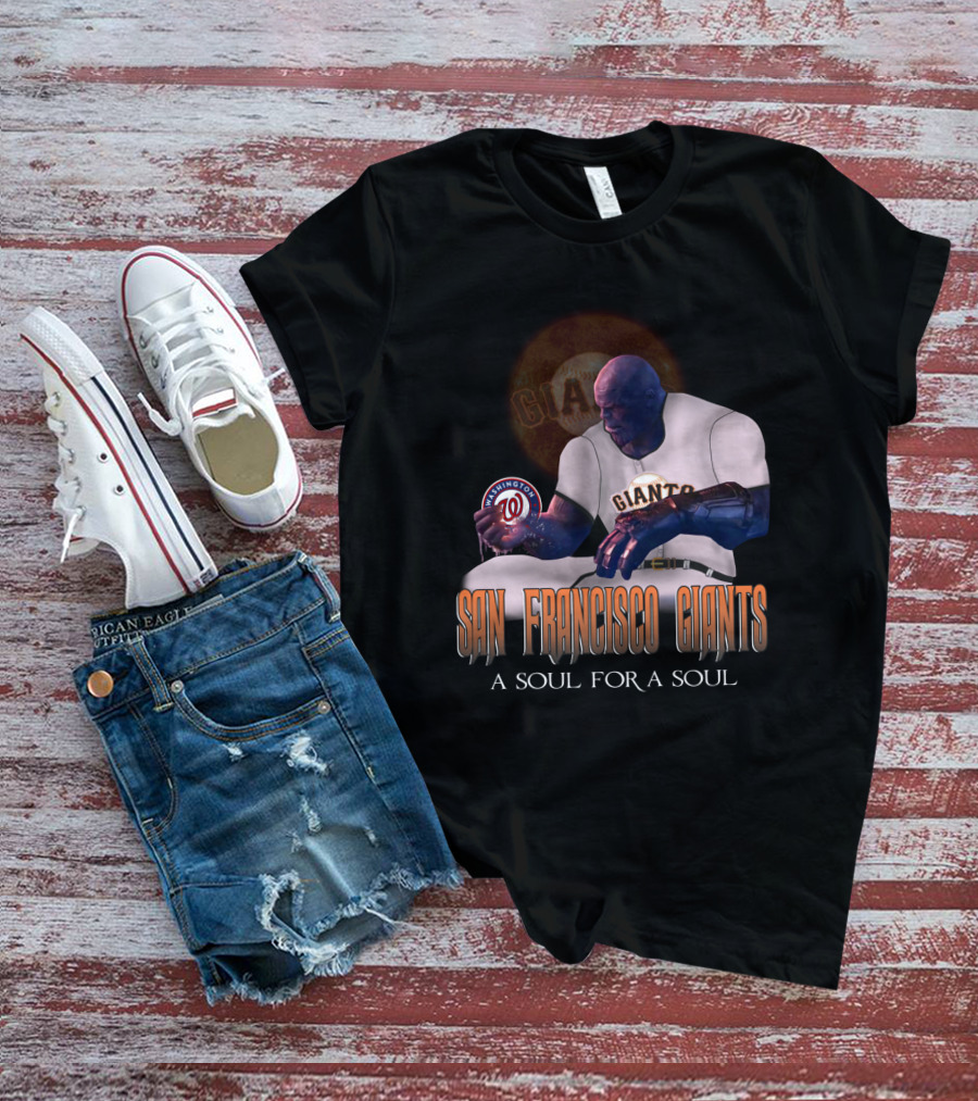 San Francisco Giants A Soul For A Soul Giants Logo Washington 70 T-Shirt