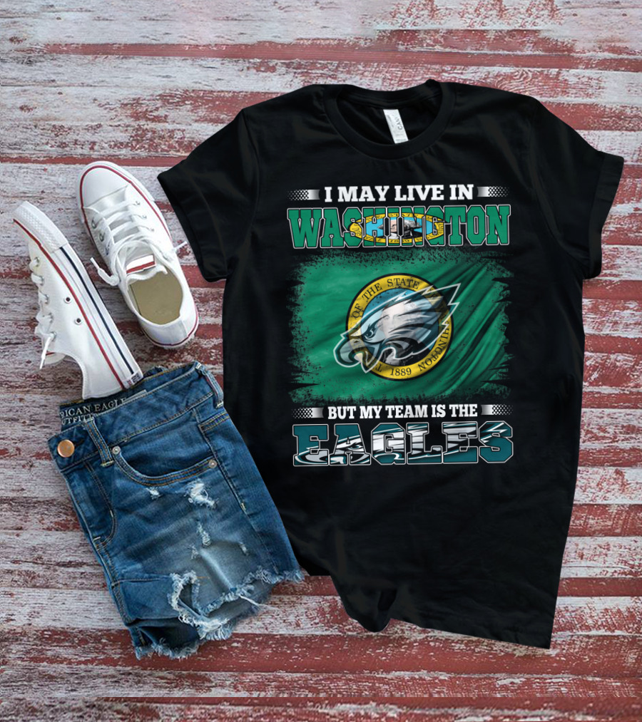 Washington State Pride With Eagles Fan Allegiance T-Shirt