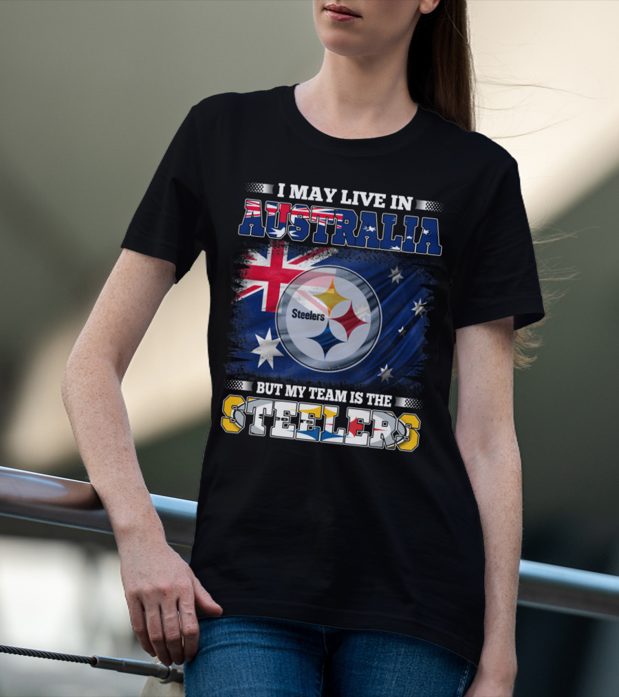 Australia Pride With Steelers Loyalty Fusion T-Shirt