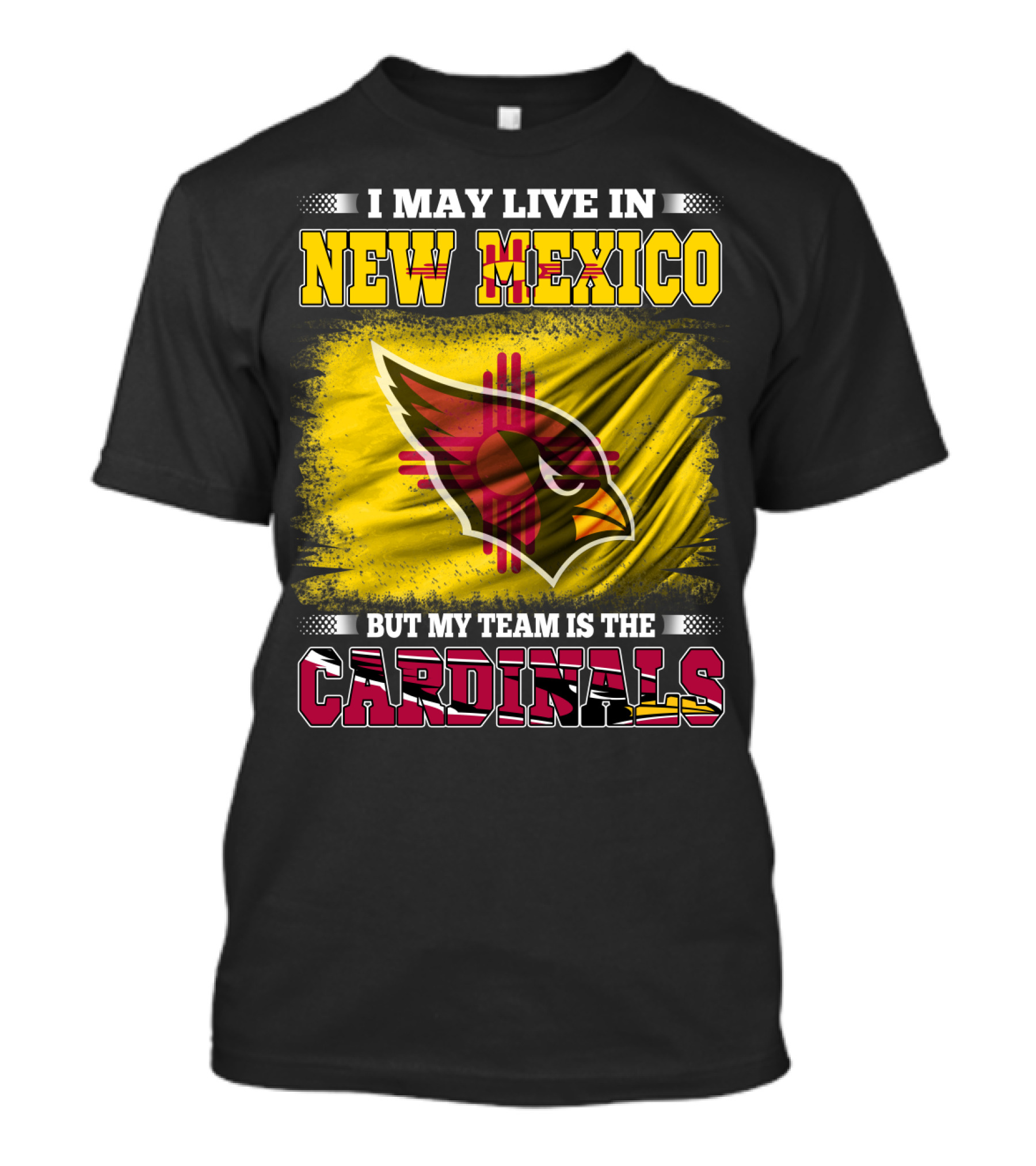 New Mexico Fan With Loyalty To Cardinals Team T-Shirt