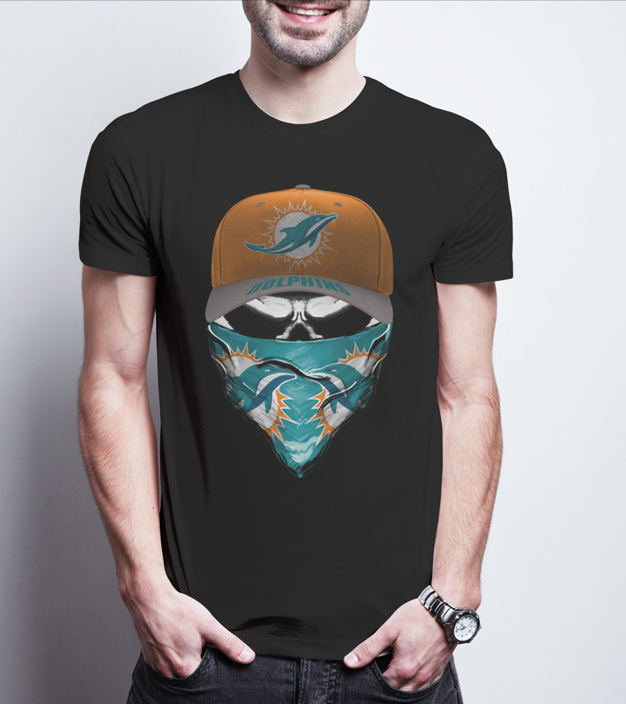 MIAMI DOLPHINS DOLPHINS Cap And Bandana T-Shirt