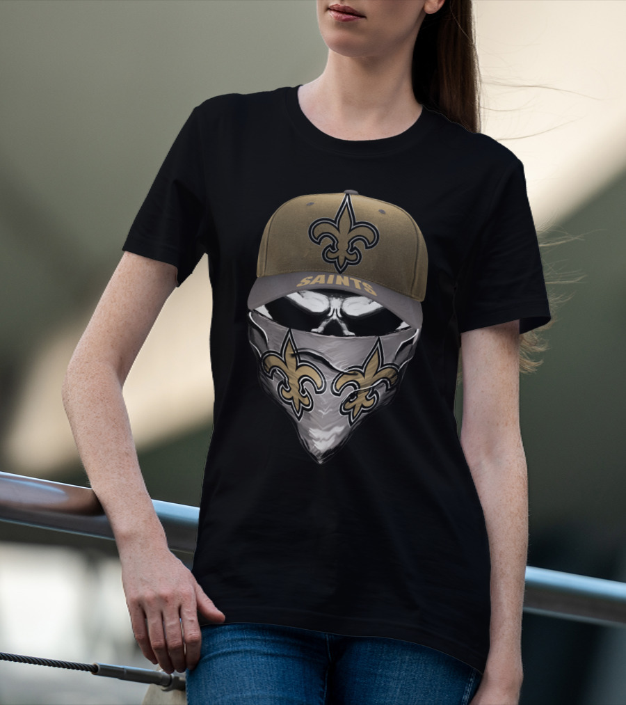 NEW ORLEANS SAINTS FLEUR-DE-LIS CAP AND BANDANA COMBO T-Shirt