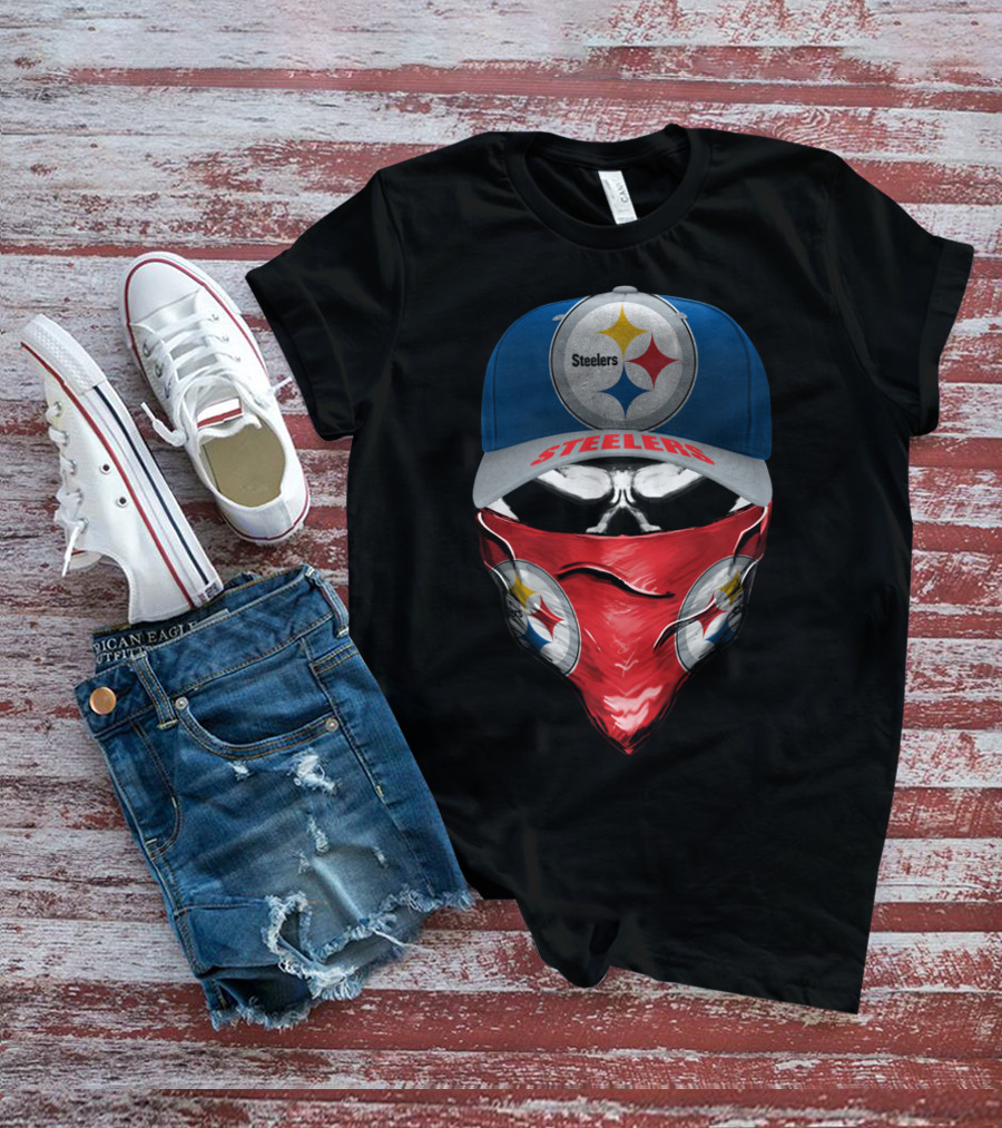Steelers Pittsburgh Steelers Bandana And Cap T-Shirt