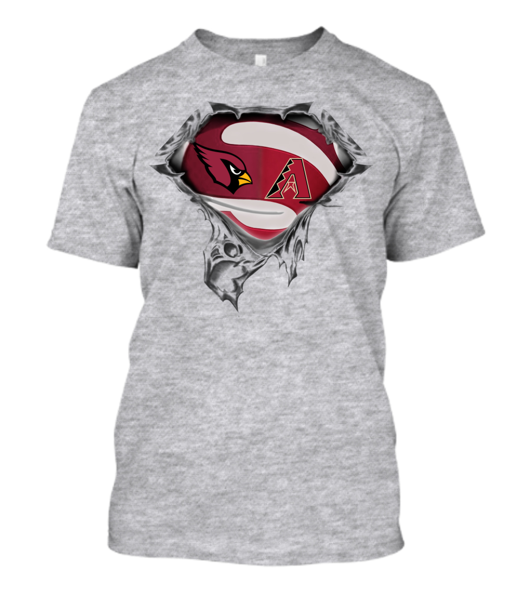 Arizona Cardinals Arizona Diamondbacks Marvel Super Heroes T-Shirt