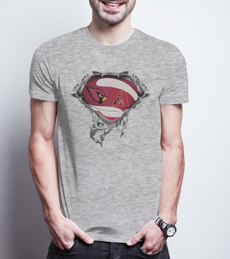 Arizona Cardinals Arizona Diamondbacks Marvel Super Heroes T-Shirt