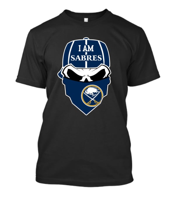 I Am Sabres Buffalo Sabres Skull T-Shirt