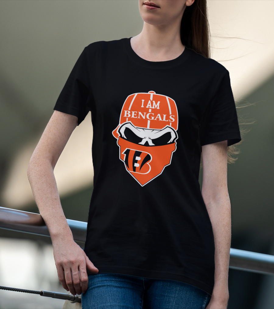 I Am Bengals Skull Cincinnati T-Shirt