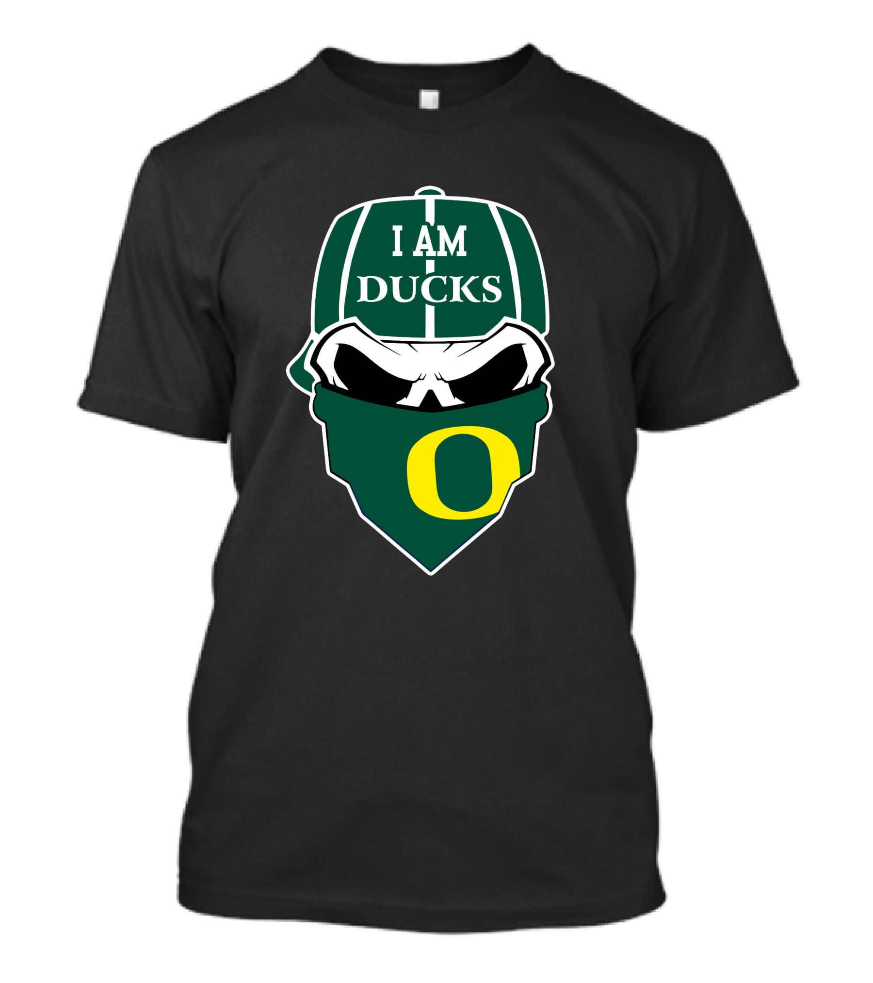 I Am Ducks Oregon Ducks Skull O T-Shirt