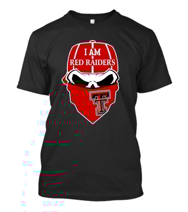 I Am Texas Tech Red Raiders Skull T T-Shirt