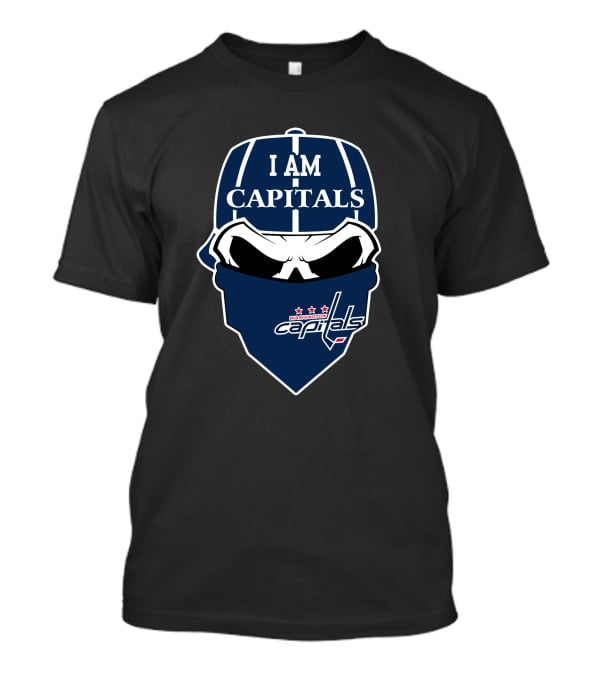 I Am Capitals Washington Capitals Skull 1 T-Shirt