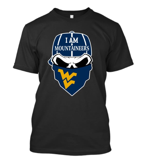 I Am Mountaineers West Virginia Skull T-Shirt