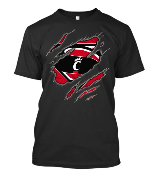Cincinnati Bearcats Superman Logo Claw T-Shirt