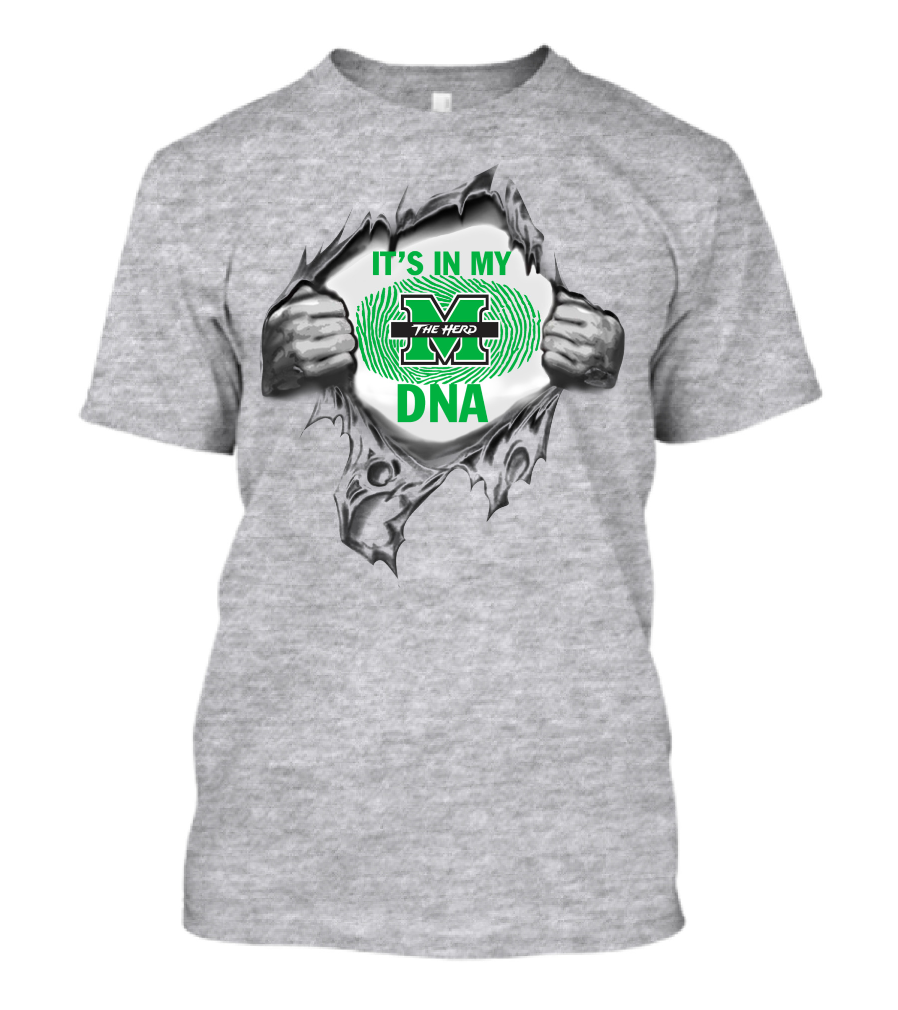 It's In My Marshall Thundering Herd Dna T-Shirt