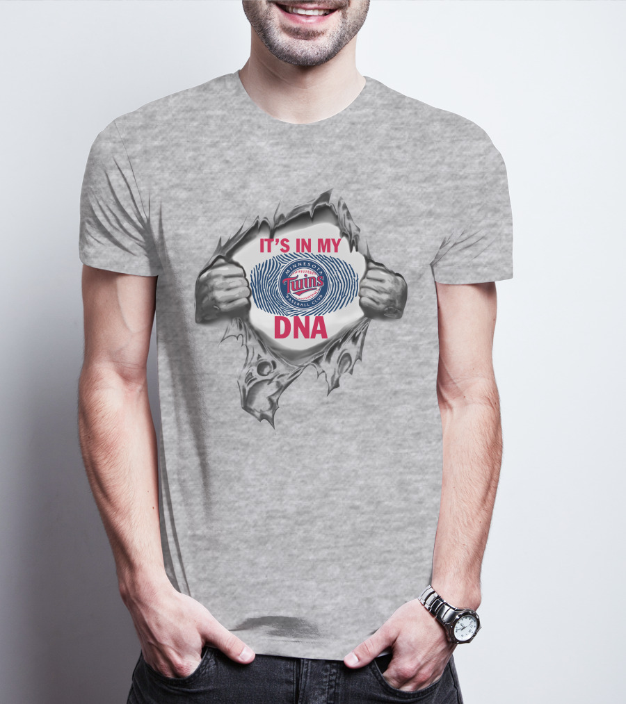 It's In My Minnesota Twins Baseball Club Dna T-Shirt