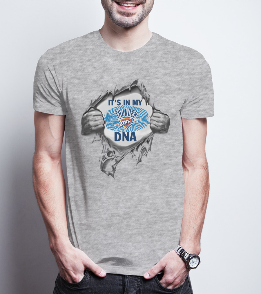 It's In My Oklahoma City Thunder Dna T-Shirt