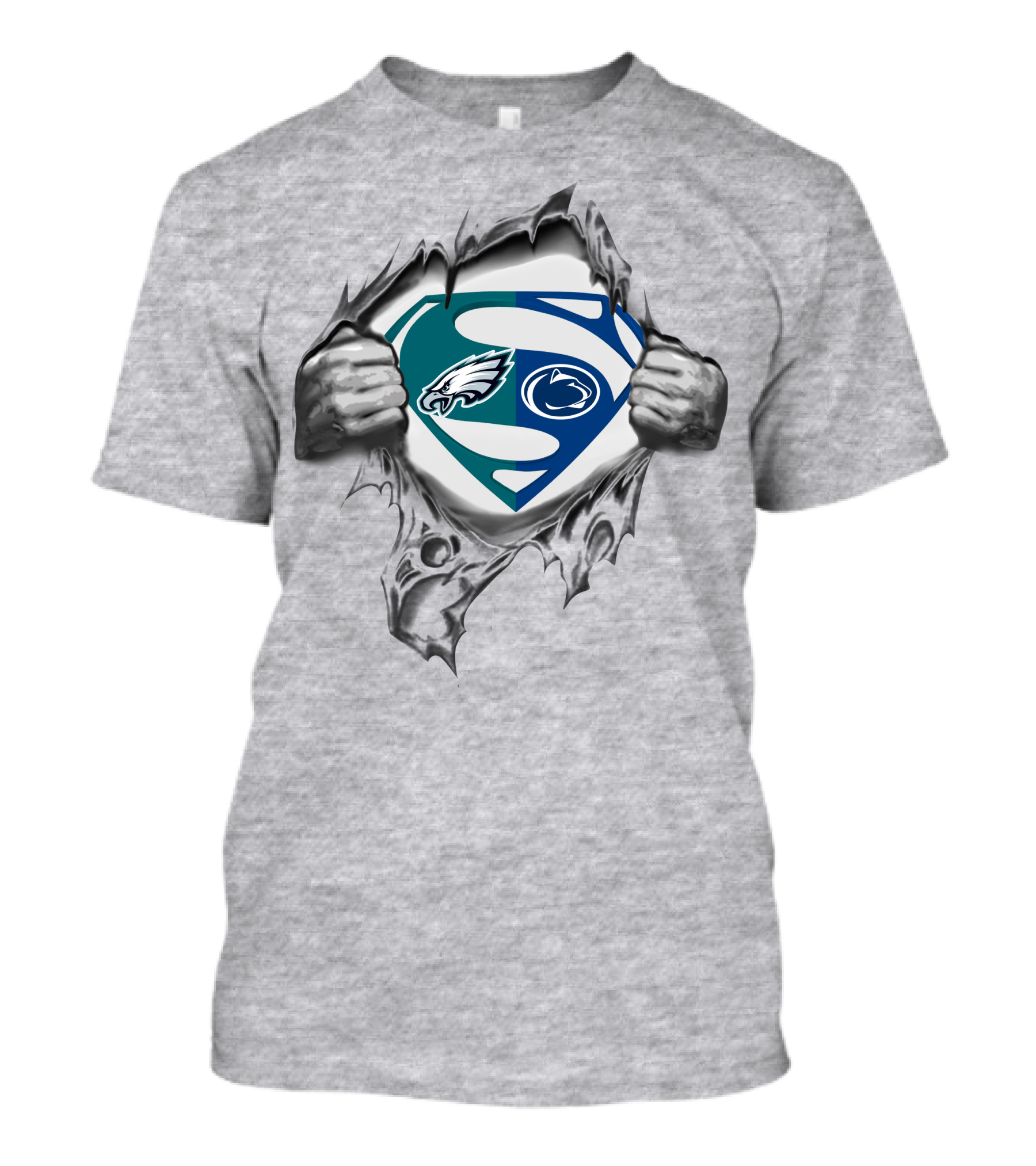 Eagles Penn State Nittany Lions Superman Logo Mashup T-Shirt