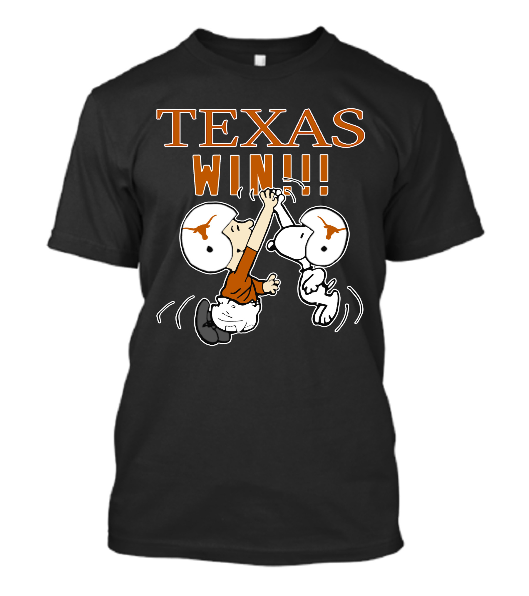 Texas Longhorns Win High Five Football Victory T-Shirt