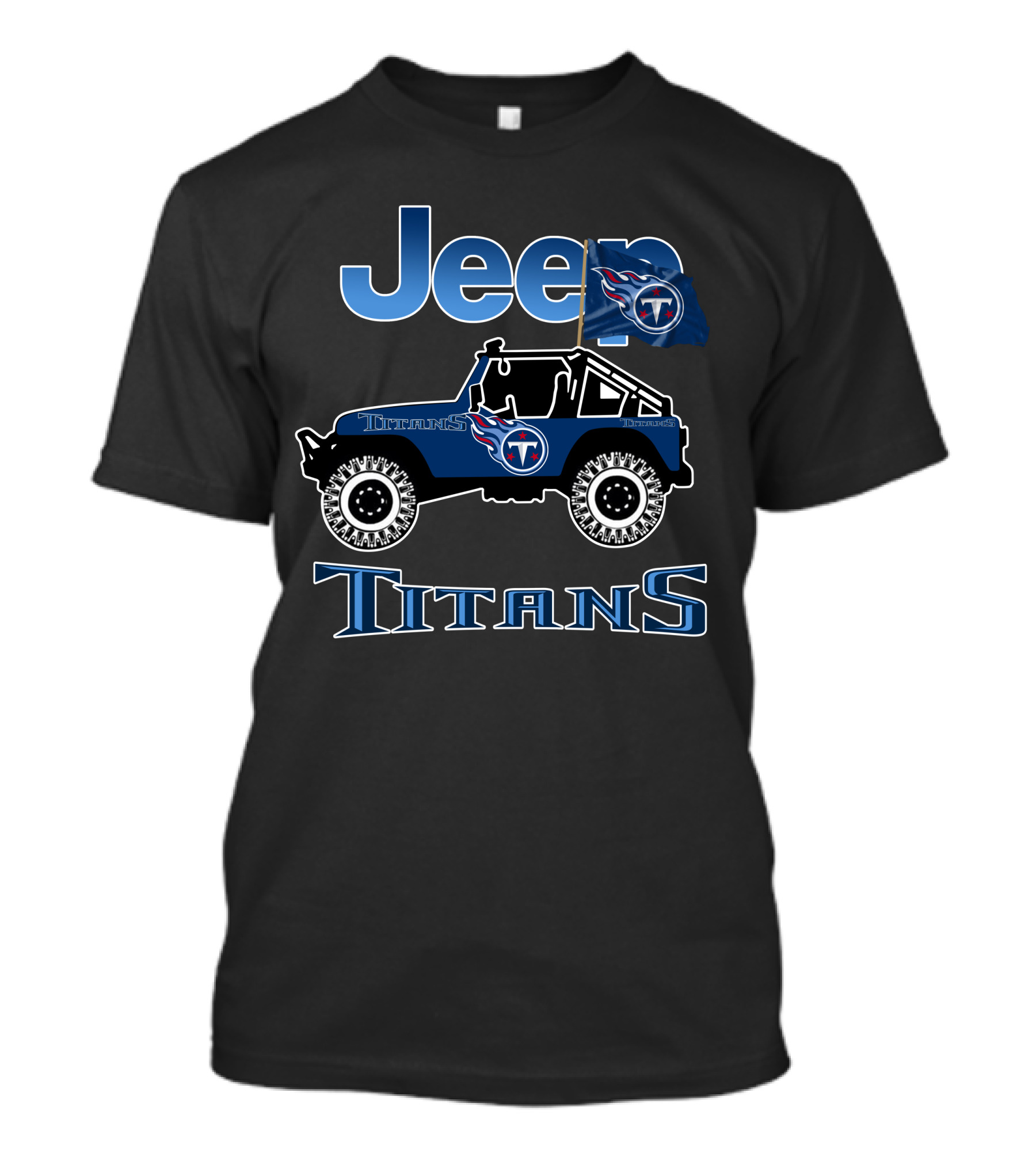 Jeep Titans Tennessee Titans Football Fan Gear T-Shirt