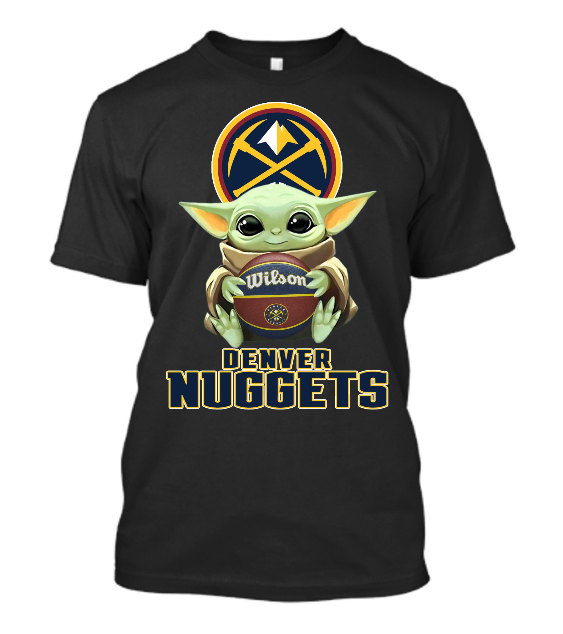 Denver Nuggets Baby Yoda Wilson Basketball T-Shirt