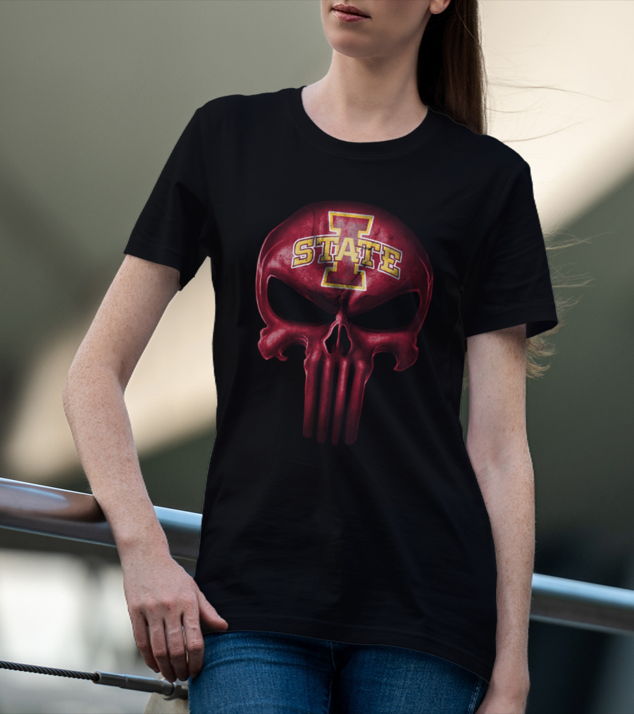 Iowa State Cyclones Skull Logo Dark T-Shirt