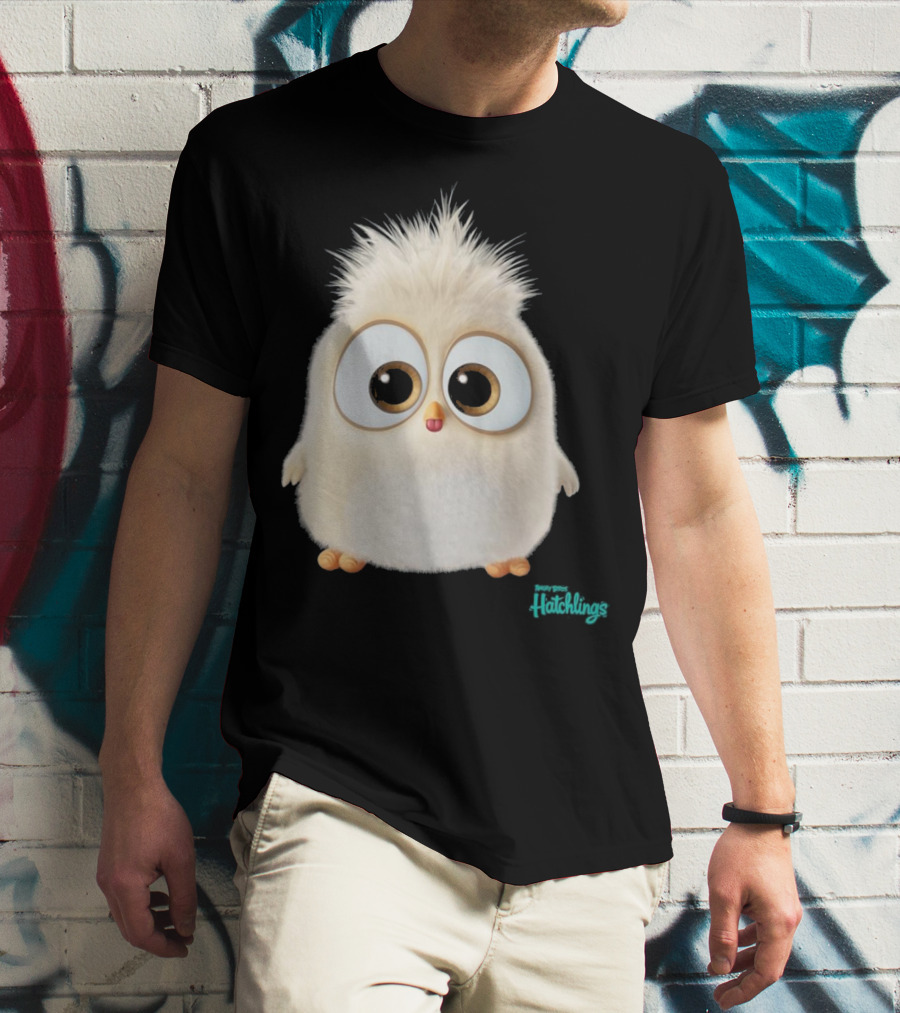 Angry Birds Hatchlings Cute Fuzzy Character T-Shirt