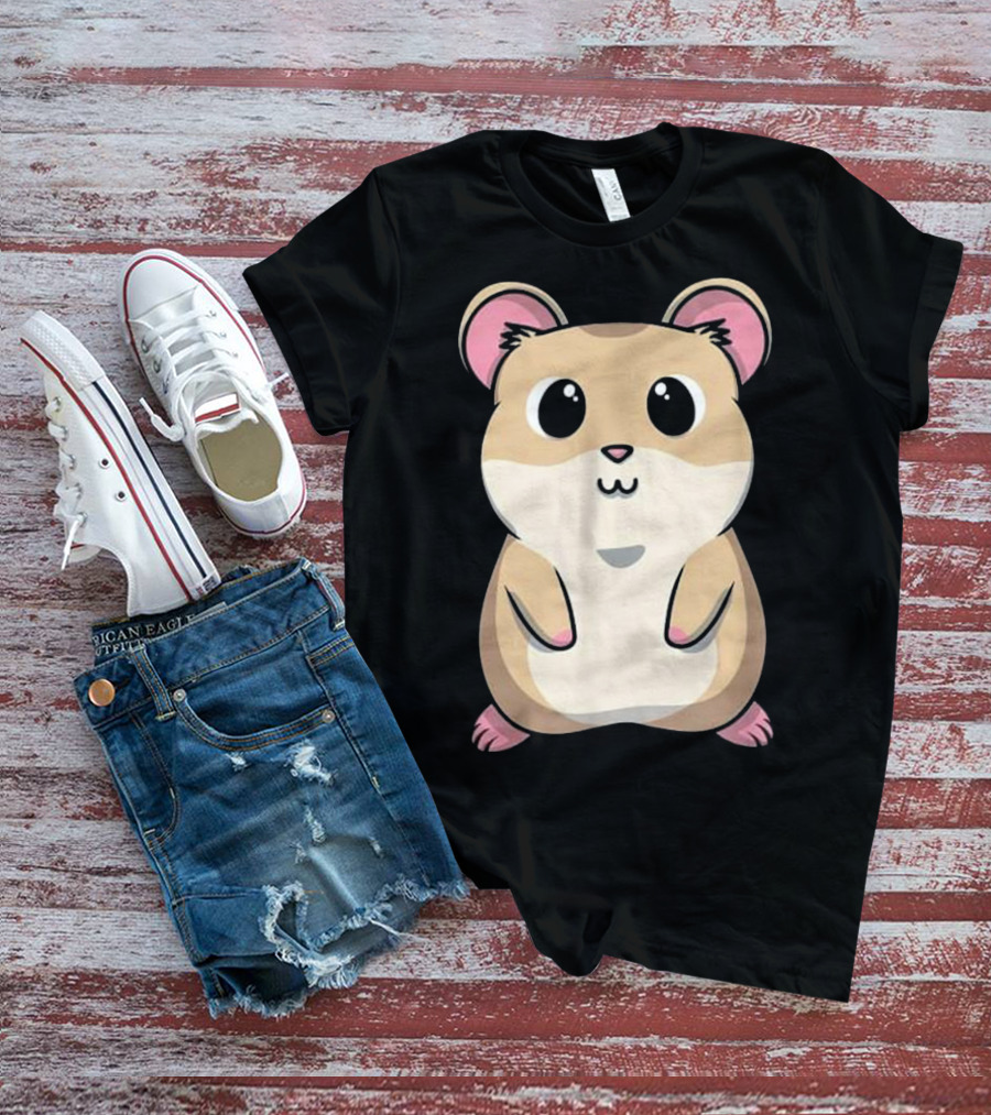 Baby Hamster Cute And Cuddly Rodent Pet Anim Kawaii T-Shirt