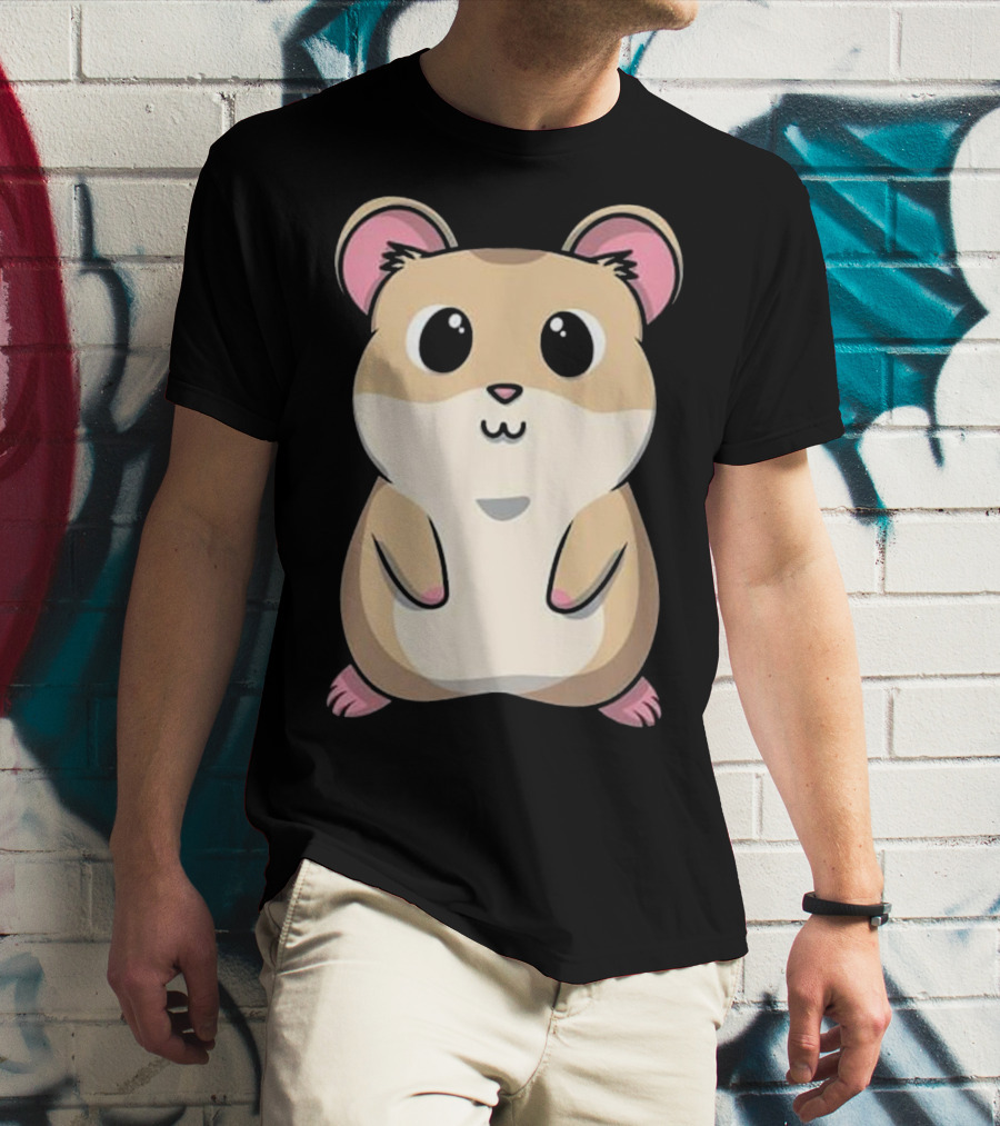 Baby Hamster Cute And Cuddly Rodent Pet Anim Kawaii T-Shirt